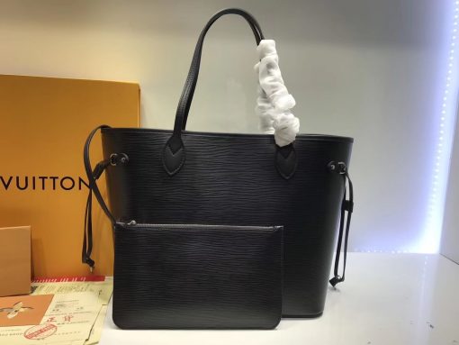 Louis Vuitton Epi Leather Neverfull MM M41159 M40885 Black