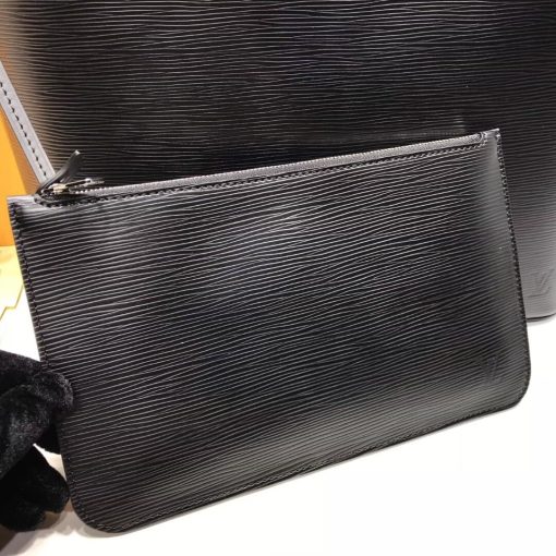 Louis Vuitton Epi Leather Neverfull MM M41159 M40885 Black - Image 5