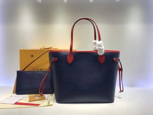 Louis Vuitton Epi Leather Neverfull MM M54270 Blue - Image 2