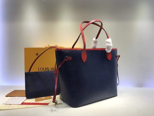 Louis Vuitton Epi Leather Neverfull MM M54270 Blue - Image 3