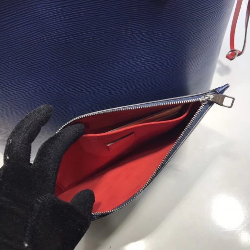Louis Vuitton Epi Leather Neverfull MM M54270 Blue - Image 9