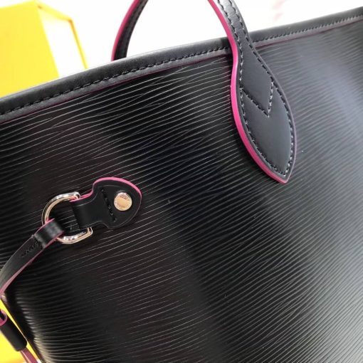 Louis Vuitton Epi Leather Neverfull MM M54270 Black - Image 4