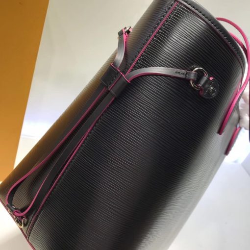 Louis Vuitton Epi Leather Neverfull MM M54270 Black - Image 5