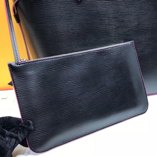 Louis Vuitton Epi Leather Neverfull MM M54270 Black - Image 6