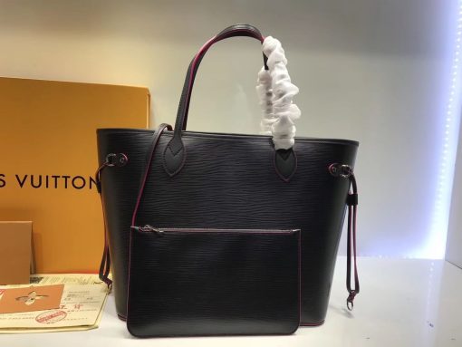 Louis Vuitton Epi Leather Neverfull MM M54270 Black