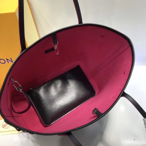 Louis Vuitton Epi Leather Neverfull MM M54270 Black - Image 7