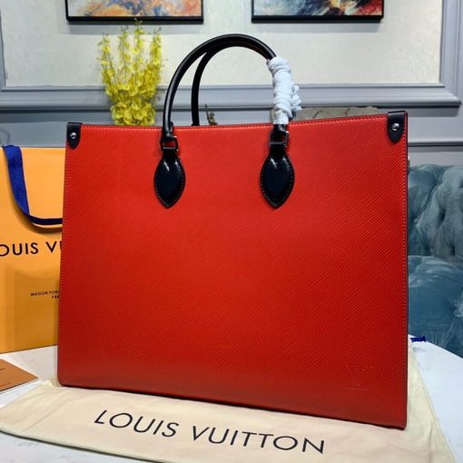 Louis Vuitton Epi Leather Onthego MM M56080 M56081 M56229 Red - Image 3
