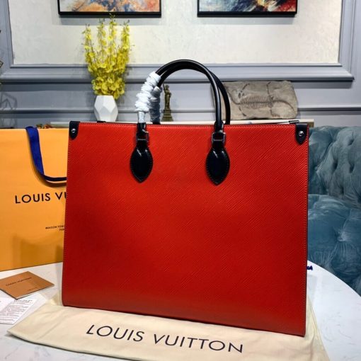 Louis Vuitton Epi Leather Onthego MM M56080 M56081 M56229 Red - Image 5
