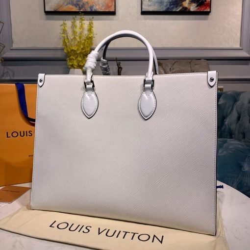 Louis Vuitton Epi Leather Onthego MM M56080 M56081 M56229 White - Image 5
