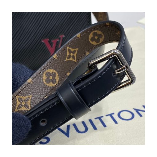 Louis Vuitton Epi Leather Sac Plat BB M58659 M58660 Black - Image 12