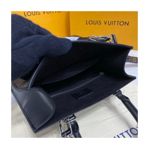 Louis Vuitton Epi Leather Sac Plat BB M58659 M58660 Black - Image 13