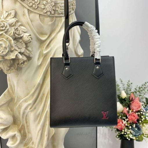 Louis Vuitton Epi Leather Sac Plat BB M58659 M58660 Black - Image 4