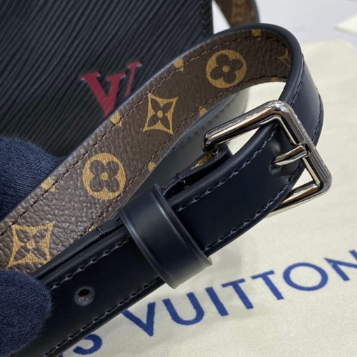 Louis Vuitton Epi Leather Sac Plat BB M58659 M58660 Black - Image 12