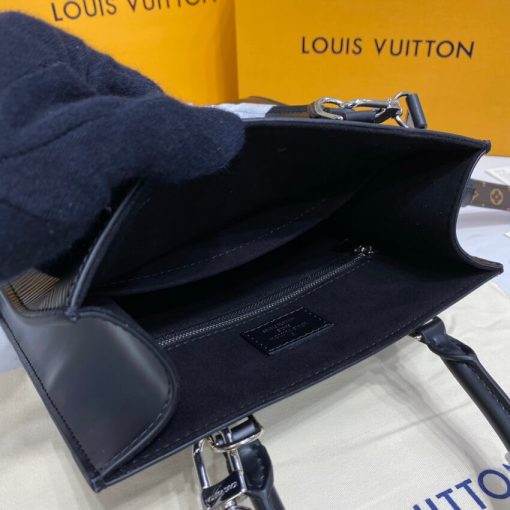 Louis Vuitton Epi Leather Sac Plat BB M58659 M58660 Black - Image 13