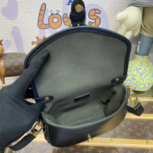 Louis Vuitton Epi Leather Saumur BB Bag M23469 Black - Image 13