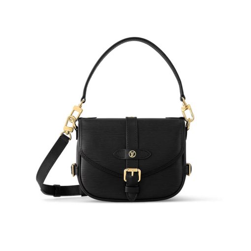Louis Vuitton Epi Leather Saumur BB Bag M23469 Black