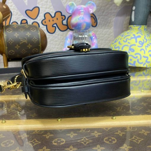 Louis Vuitton Epi Leather Saumur BB Bag M23469 Black - Image 8