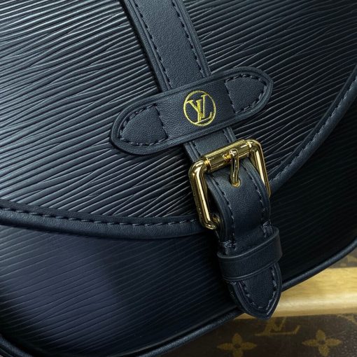 Louis Vuitton Epi Leather Saumur BB Bag M23469 Black - Image 9