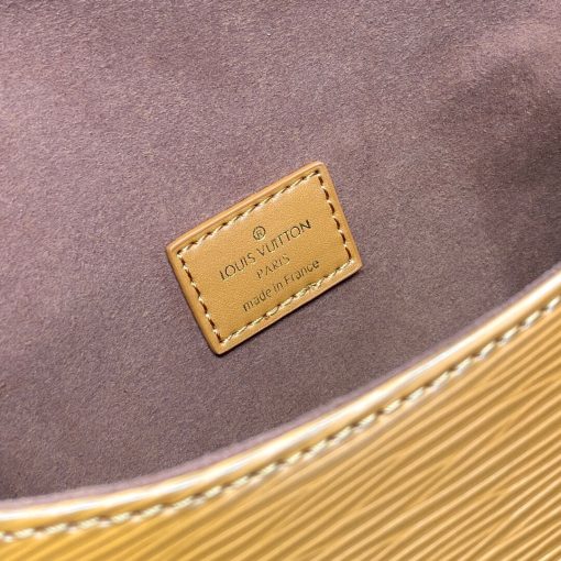 Louis Vuitton Epi Leather Saumur BB Bag M23471 Safran Brown - Image 9