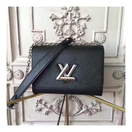 Louis Vuitton Epi Leather Twist MM M50282 Black - Image 2