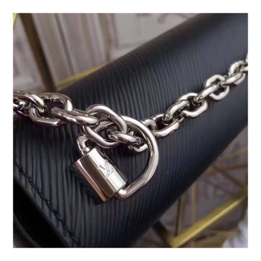 Louis Vuitton Epi Leather Twist MM M50282 Black - Image 6