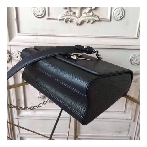 Louis Vuitton Epi Leather Twist MM M50282 Black - Image 7