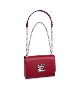 Louis Vuitton Epi Leather Twist MM M50282 Deep Red