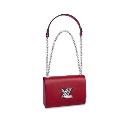 Louis Vuitton Epi Leather Twist MM M50282 Deep Red