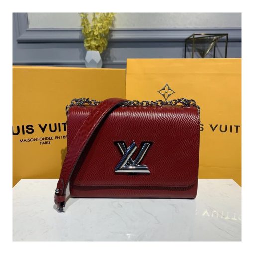 Louis Vuitton Epi Leather Twist MM M50282 Deep Red - Image 2