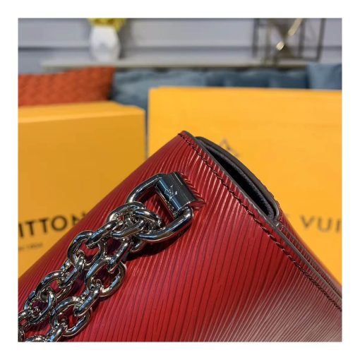 Louis Vuitton Epi Leather Twist MM M50282 Deep Red - Image 4