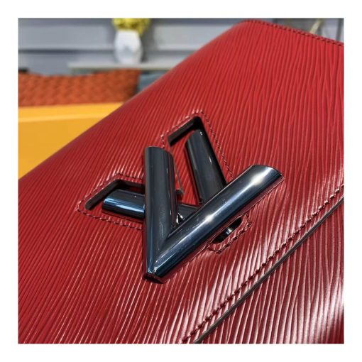 Louis Vuitton Epi Leather Twist MM M50282 Deep Red - Image 5