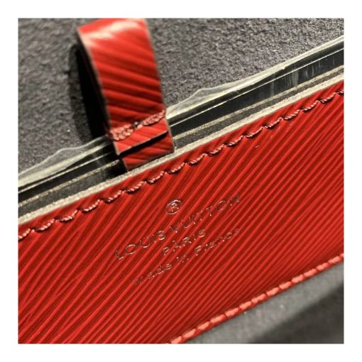 Louis Vuitton Epi Leather Twist MM M50282 Deep Red - Image 9