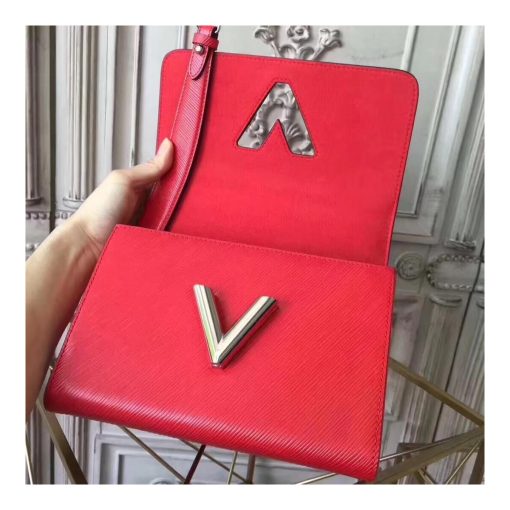 Louis Vuitton Epi Leather Twist MM M50282 Red - Image 7