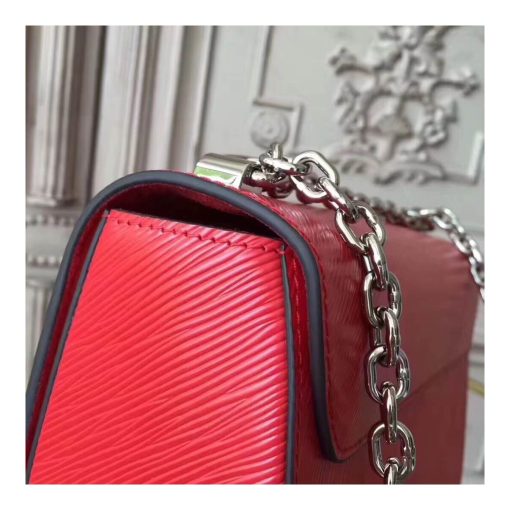 Louis Vuitton Epi Leather Twist MM M50282 Red - Image 9