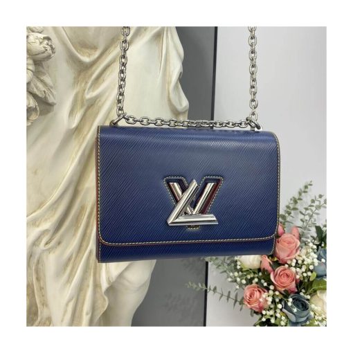 Louis Vuitton Epi Leather Twist MM M50282 Navy Blue/Red - Image 2