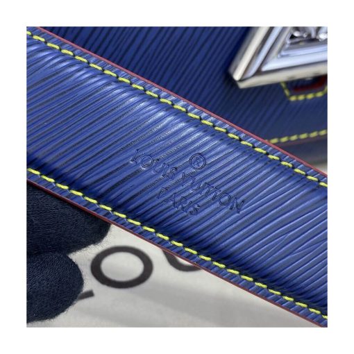 Louis Vuitton Epi Leather Twist MM M50282 Navy Blue/Red - Image 11