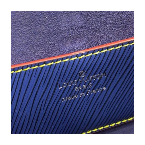 Louis Vuitton Epi Leather Twist MM M50282 Navy Blue/Red - Image 14