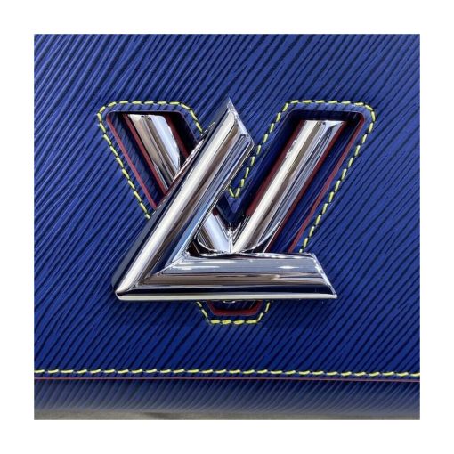 Louis Vuitton Epi Leather Twist MM M50282 Navy Blue/Red - Image 8