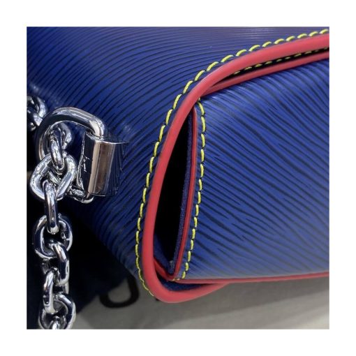 Louis Vuitton Epi Leather Twist MM M50282 Navy Blue/Red - Image 10