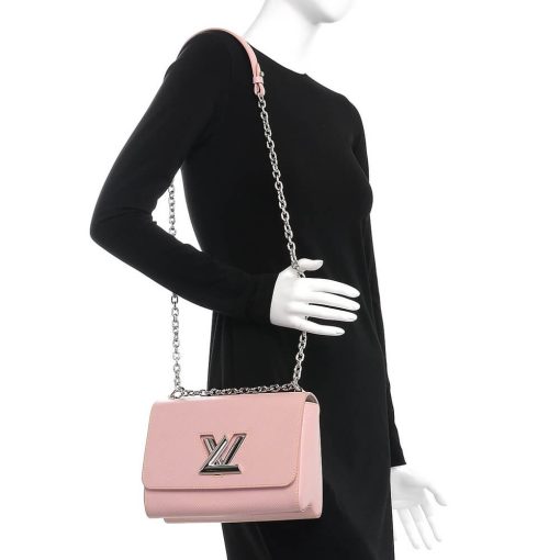 Louis Vuitton Epi Leather Twist MM M50282 Rose Ballerine - Image 2