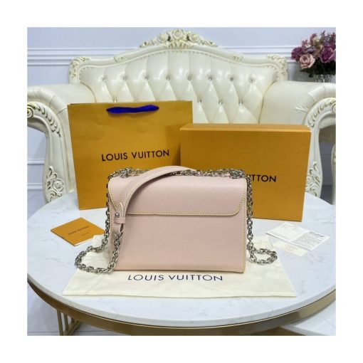 Louis Vuitton Epi Leather Twist MM M50282 Rose Ballerine - Image 7