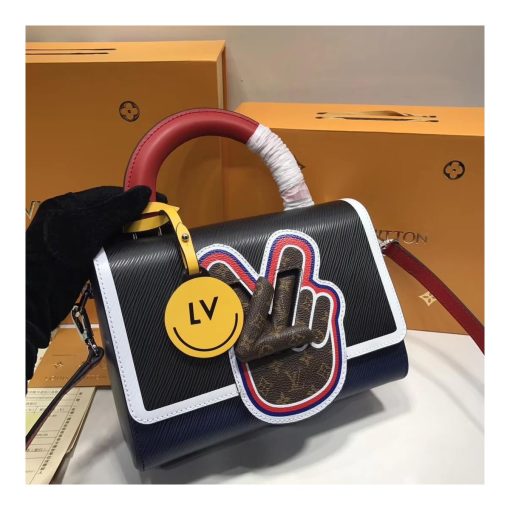 Louis Vuitton Epi Leather Twist MM M52514 Black - Image 2