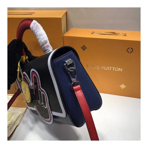 Louis Vuitton Epi Leather Twist MM M52514 Black - Image 3