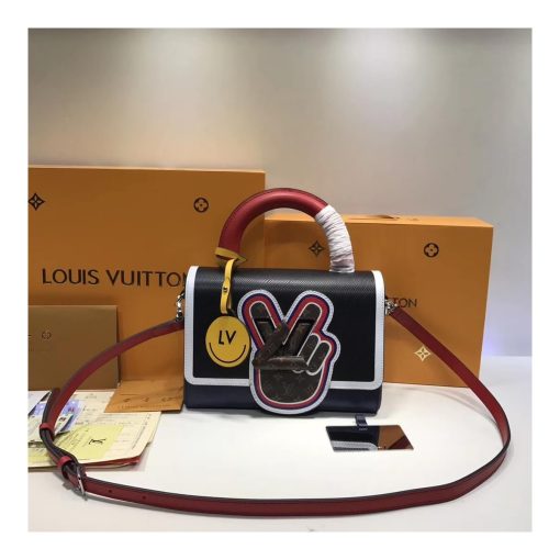 Louis Vuitton Epi Leather Twist MM M52514 Black