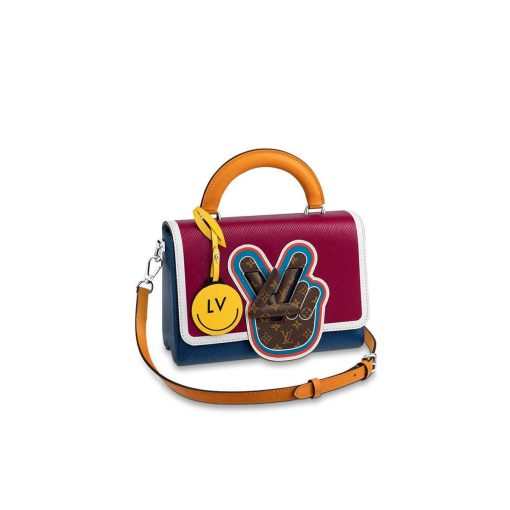 Louis Vuitton Epi Leather Twist MM M52514 Deep Red