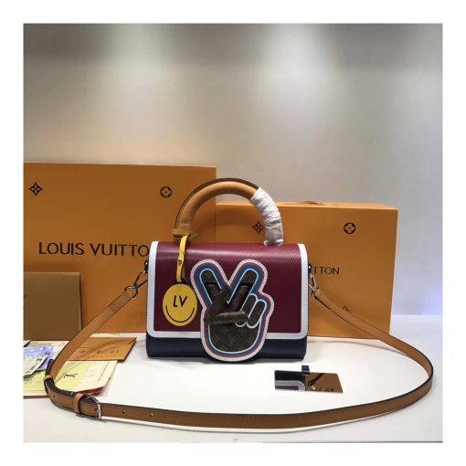 Louis Vuitton Epi Leather Twist MM M52514 Deep Red - Image 2