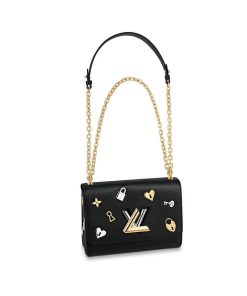 Louis Vuitton Epi Leather Twist MM M52891 Black