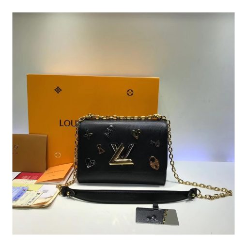 Louis Vuitton Epi Leather Twist MM M52891 Black - Image 2