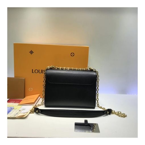 Louis Vuitton Epi Leather Twist MM M52891 Black - Image 6
