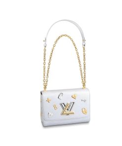 Louis Vuitton Epi Leather Twist MM M52891 White